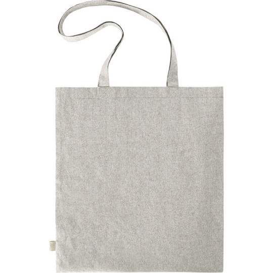 Sac shopping recyclé Halfar en coton pré-recyclé - Personnalisable avec logo - Idéal pour événements d'entreprise