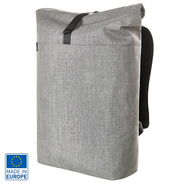 Sac à dos ordinateur recyclé Halfar - 100% polyester recyclé 600d - 22 L - Personnalisable - BCM Goodies
