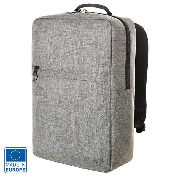 Sac à dos ordinateur recyclé Halfar 100% polyester recyclé 600d - BCM Goodies