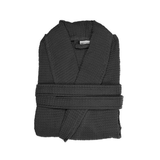 Peignoir unisexe NID D'ABEILLE en coton ringspun 230 gr/m² - The One Towelling