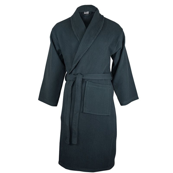Peignoir unisexe NID D'ABEILLE en coton ringspun 230 gr/m² - The One Towelling
