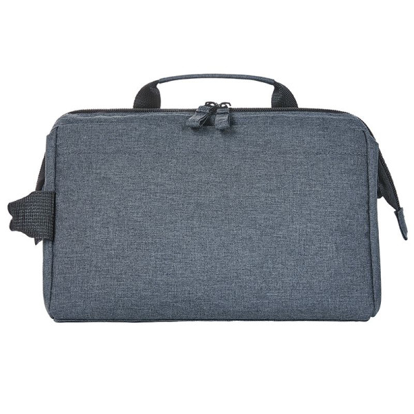 Trousse de toilette recyclée Halfar pour entreprise - 100% polyester recyclé - BCM Goodies