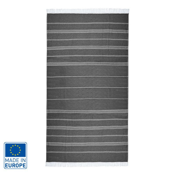 Fouta sauna / hammam en coton recyclé et polyester recyclé 100x180 cm - HAMAM - FOUTA HAMAM recyclé - Made in Spain