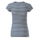 T-shirt marinière femme Malfini en coton ring-spun 150 gr/m² - Personnalisable pour événements et cadeaux d'entreprise