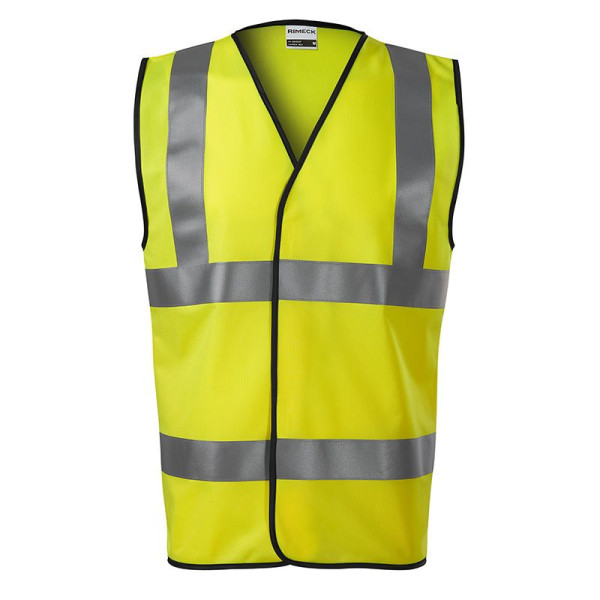 Gilet de sécurité unisexe Rimeck HV Bright - Normes EN ISO 20471 et EN ISO 13688 - Personnalisable