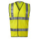 Gilet de sécurité unisexe Rimeck HV Bright - Normes EN ISO 20471 et EN ISO 13688 - Personnalisable