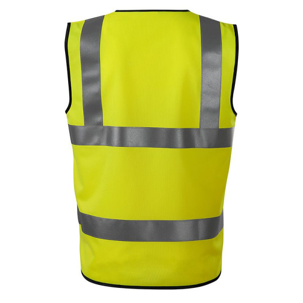 Gilet de sécurité unisexe Rimeck HV Bright - Normes EN ISO 20471 et EN ISO 13688 - Personnalisable