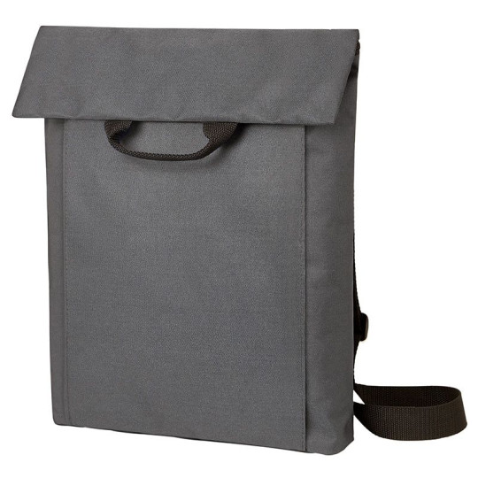 Sac à dos/bandoulière recyclé Halfar - Polyester 600d - Personnalisable - BCM Goodies