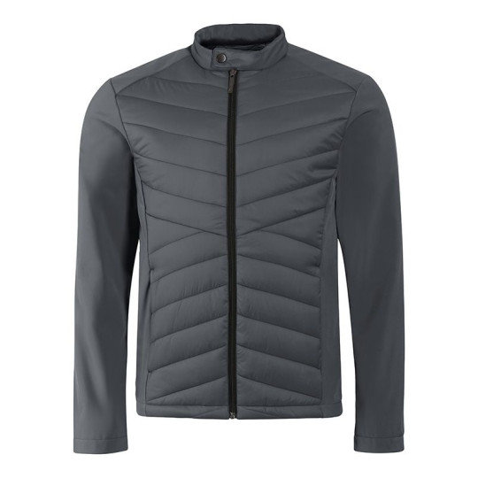 Doudoune pour homme Malfini Premium de la gamme Cross - Textile hybride et déperlant - Fermeture zippée - 2 poches latérales zip