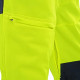 Salopette haute visibilité été homme CXS Halifax - Conforme norme EN ISO 20471 - Coton twill - Bretelles ajustables - Renforcée 