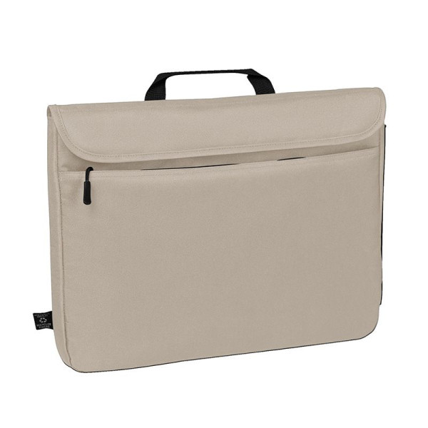 Housse d'ordinateur recyclée 15P Halfar en RPET 300D pour entreprises - BCM Goodies