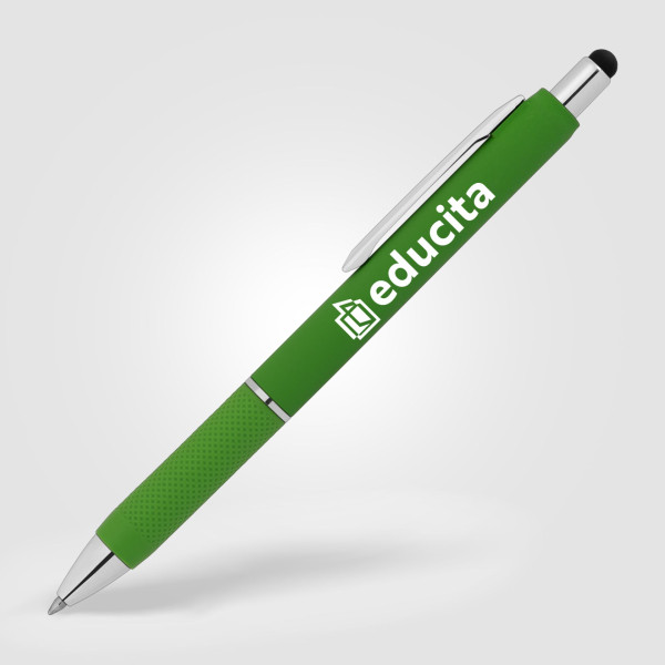 Serena Stylo Gel rétractable avec Stylet personnalisable – Stylo publicitaire pour entreprises
