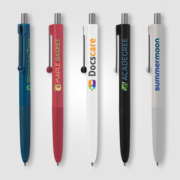 Serenity Stylo Fidget Recyclé : stylo publicitaire anti-stress en plastique recyclé pour professionnels – BCM Goodies
