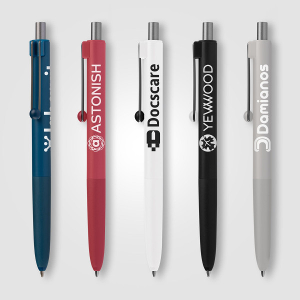 Serenity Stylo Fidget Recyclé : stylo publicitaire anti-stress en plastique recyclé pour professionnels – BCM Goodies