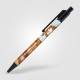 Stylo Astaire N/B personnalisable – Stylo bille publicitaire avec impression 360° pour communication d’entreprise | BCM Goodies