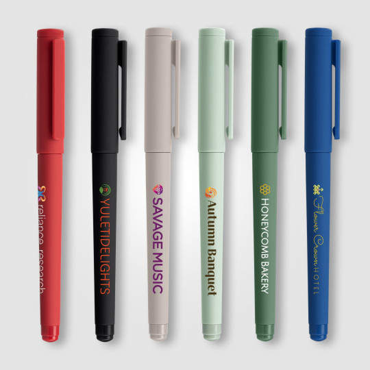 Stylo gel publicitaire Aeris rABS personnalisé – Goodies entreprise écoresponsable BCM Goodies