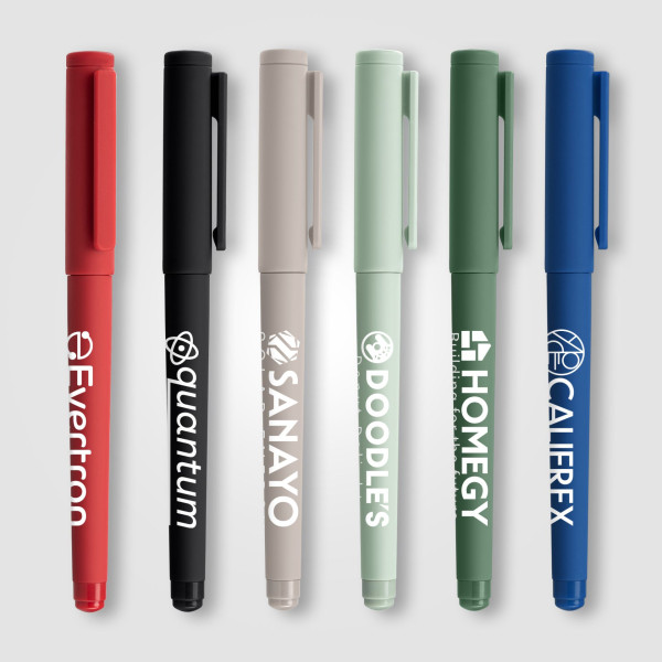 Stylo gel publicitaire Aeris rABS personnalisé – Goodies entreprise écoresponsable BCM Goodies