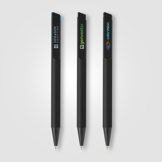Stylo bille Volos en aluminium recyclé personnalisé – Objet publicitaire élégant pour communication d’entreprise