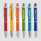 Stylo publicitaire Phoenix Softy Brights personnalisé avec finition caoutchoutée et gravure laser – BCM Goodies