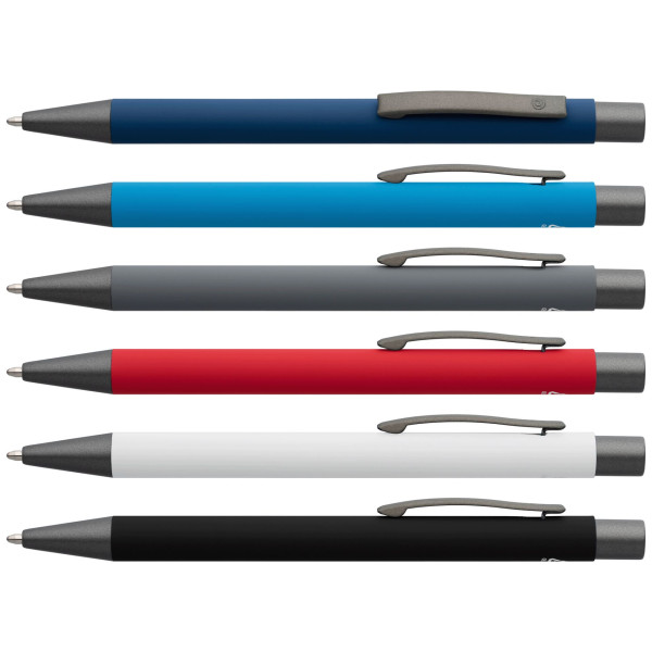 Stylo Bowie Softy en aluminium recyclé – objet publicitaire personnalisable pour entreprises | BCM Goodies
