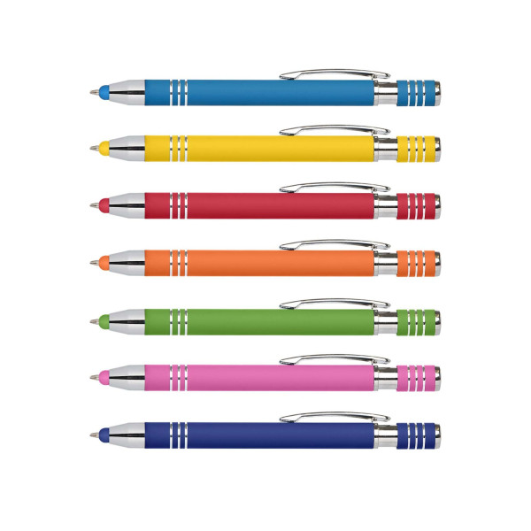 Stylo publicitaire personnalisable Morrison Softy Stylet avec gravure ou impression – BCM Goodies
