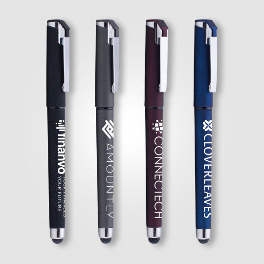 Stylo publicitaire Islander Softy Gel Classic avec stylet personnalisable – Communication d’entreprise et cadeaux professionnels
