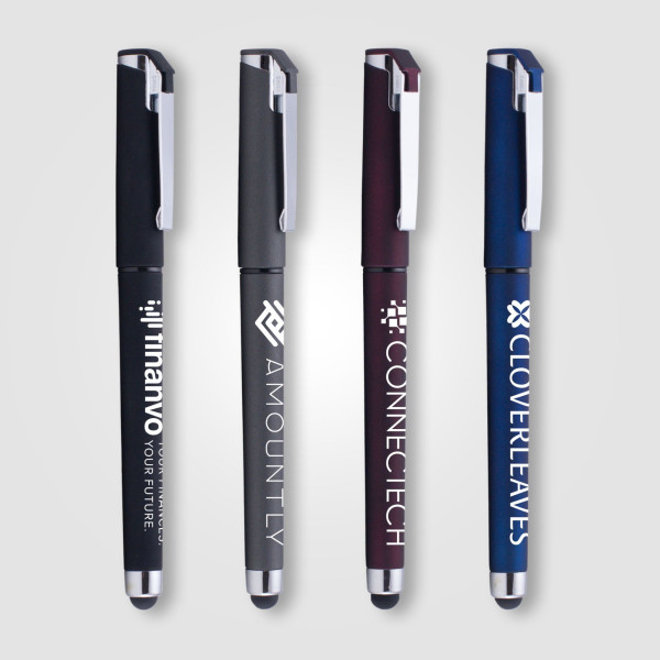 Stylo publicitaire Islander Softy Gel Classic avec stylet personnalisable – Communication d’entreprise et cadeaux professionnels