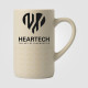 Mug en céramique 385 ml Café Chalet – Finition mate, motif chevron, compatible micro-ondes | BCM Goodies