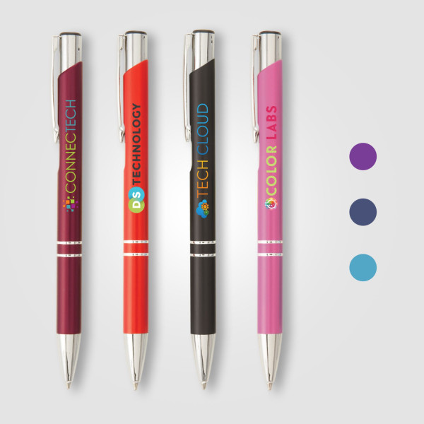Stylo publicitaire Crosby Mat personnalisé – Finition aluminium mate et écriture fluide pour entreprises