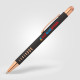 Stylo avec Stylet Bowie Or Rose – Cadeau d’entreprise élégant et personnalisable pour communication professionnelle
