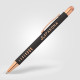 Stylo avec Stylet Bowie Or Rose – Cadeau d’entreprise élégant et personnalisable pour communication professionnelle