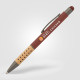 Stylo publicitaire Bowie Bamboo Grip avec stylet – Objet de communication personnalisable pour entreprises