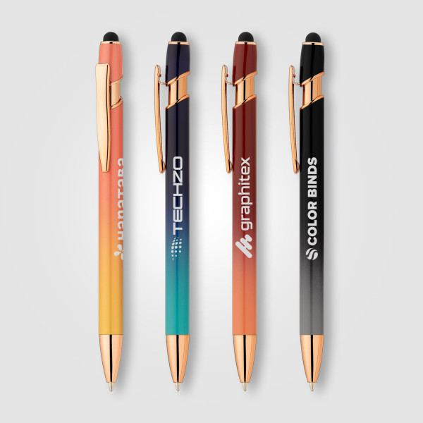 Stylo Prince Ombre avec Stylet personnalisé – Objet publicitaire B2B pour événements et cadeaux d’entreprise | BCM Goodies