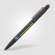 Evo Softy Stylo en aluminium recyclé avec stylet et clip gunmetal – BCM Goodies