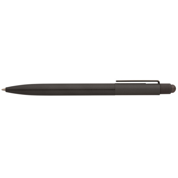 Evo Softy Stylo en aluminium recyclé avec stylet et clip gunmetal – BCM Goodies