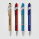 Stylo stylet Prince Bamboo personnalisé en bambou avec logo – Objet publicitaire durable pour entreprises