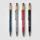Stylo publicitaire Reborn Spinner en aluminium recyclé avec stylet – Objet d’écriture personnalisable pour communication d’entre