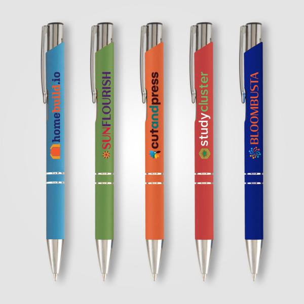 Stylo publicitaire Crosby Softy personnalisé – Objet promotionnel pour communication d’entreprise