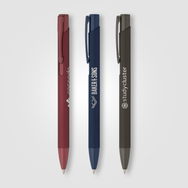 Stylo publicitaire Crosby Softy Monochrome personnalisé – Finition satinée et écriture fluide pour entreprises