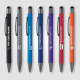 Stylo publicitaire avec stylet Bowie Softy personnalisable – Design moderne et finition gomme chromée pour communication d’entre