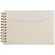 Carnet Lino A6 à spirale personnalisé en coton recyclé et papier FSC – Goodies entreprise BCM