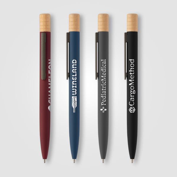 Stylo publicitaire Reborn Twist en aluminium recyclé – Objet d’entreprise personnalisé durable | BCM Goodies