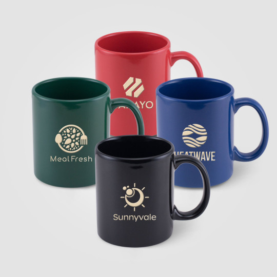 Tasse en céramique colorée 355 ml personnalisable – Mug Seattle Classic pour communication d’entreprise