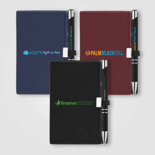 Coffret Bloc-notes et stylo Crosby personnalisable – Objet publicitaire pour entreprises