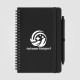 Bloc-notes à spirale A5 Höga Repreve personnalisé avec stylo – carnet écologique personnalisé pour entreprises