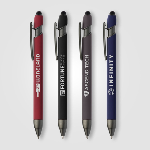 Stylet Prince Acier personnalisé – Stylet publicitaire gravé pour entreprises et événements professionnels