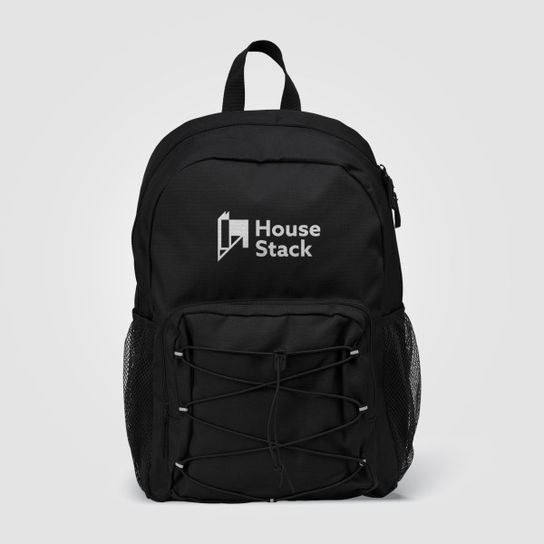 Sac à dos de sport en rPET 600D avec compartiment ordinateur 15 pouces – BCM Goodies
