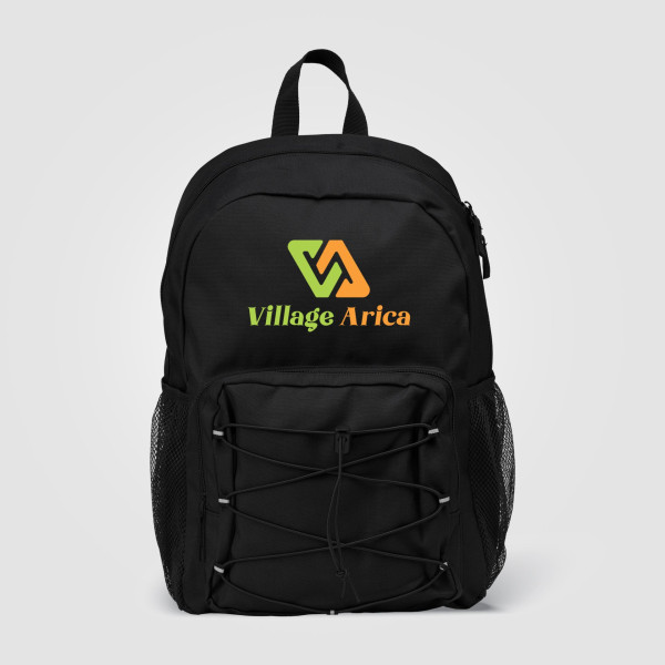 Sac à dos de sport en rPET 600D avec compartiment ordinateur 15 pouces – BCM Goodies