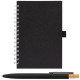 Terra Bloc-notes à spirales en carton de lait recyclé A5 avec stylo Reborn – 80 feuilles lignées – BCM Goodies