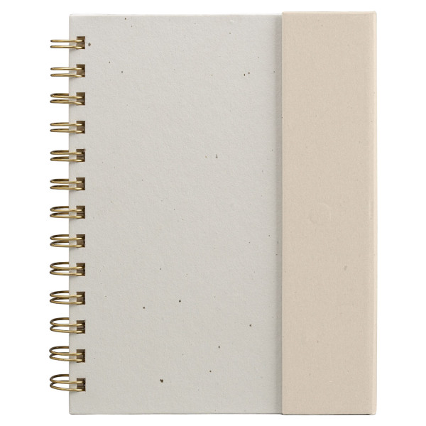 Organiseur Halden B6 personnalisé – Carnet à spirales avec stylo, pages FSC, fermeture magnétique, BCM Goodies